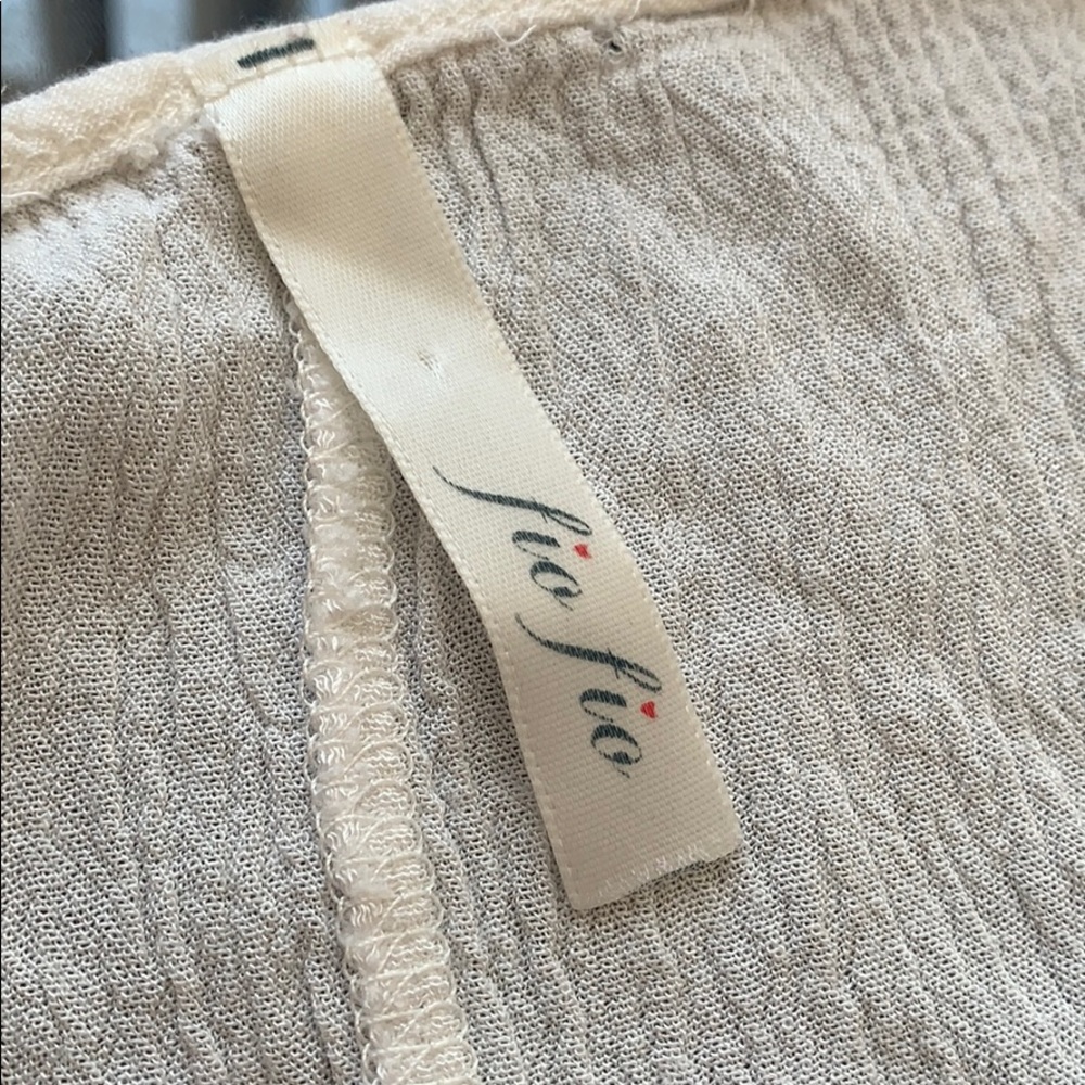 White Cropped Crochet Tank Top - Picture 6 of 6